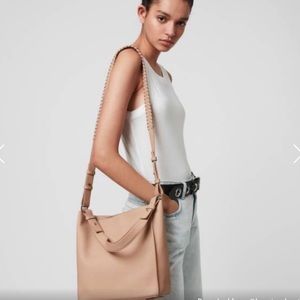 All Saints Kita Leather Crossbody and Shoulder Bag